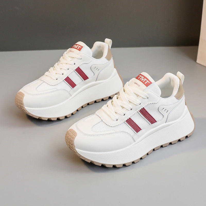 Damen Plattform Sneakers mit innovativen Trämpfen und rutschfester Laufsohle EB