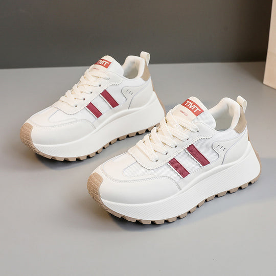 Damen Plattform Sneakers mit innovativen Trämpfen und rutschfester Laufsohle EB