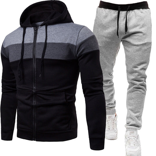 Herren nan zweiteiliges Freizeit-Jogginganzug-Set EB