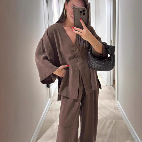 Damen lässige und zeitlose Überwurfjacke EB