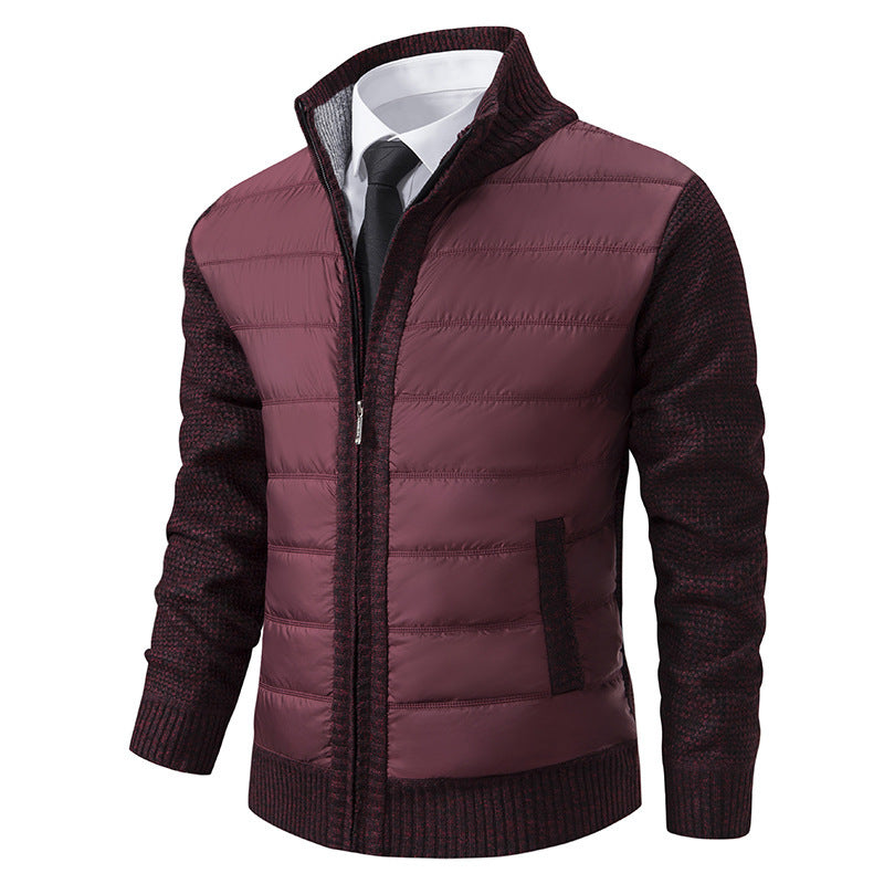 Herren sportive Kapuzenjacke mit strukturiertem Material und eleganten Details EB