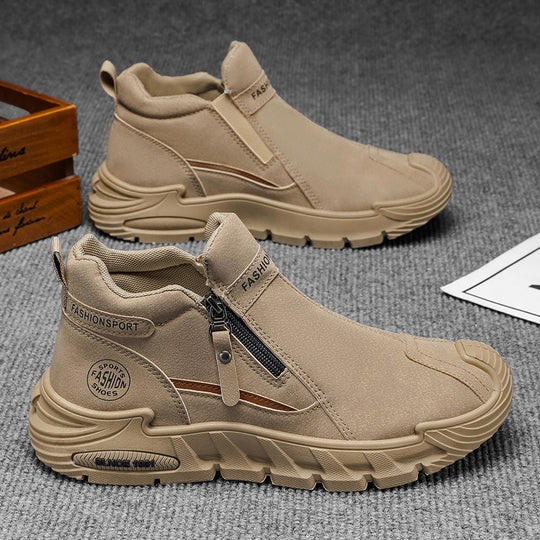 Damen modulare Stiefel mit seitlichem Reißverschluss EB