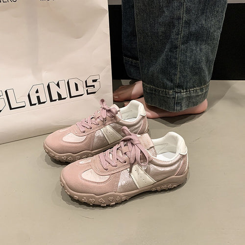 Damen Sportliche Sneaker mit atmungsaktiver Oberfläche und rutschfester Gummisohle EB