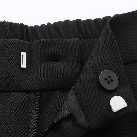 Damen Weit geschnittene Palazzo-Hose mit seitlichen Schlitzdetails EB