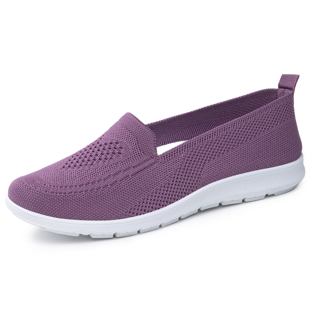 Damen Atmungsaktive Strick-Slipper EB
