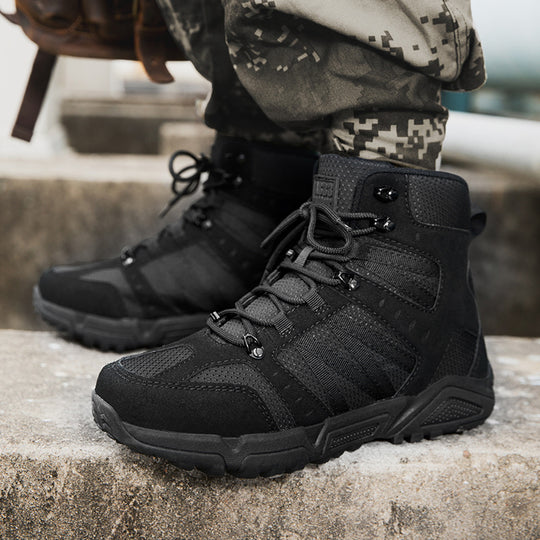 Herren Tactical-Hochschuhe mit rutschfester Sohle und atmungsaktiver Struktur EB