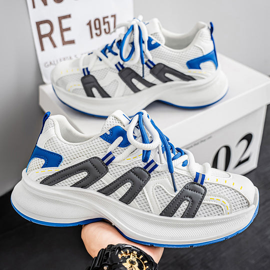 Damen atmungsaktive Sportsneakers mit dämpfender Sohle und stabiler Verstärkung EB