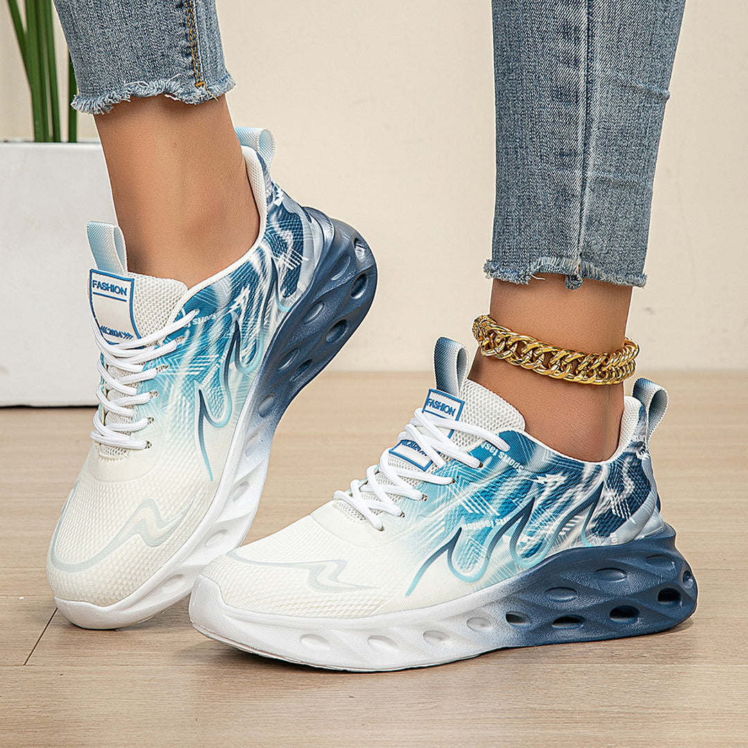Damen Atmungsaktive Lauf- und Freizeitsneaker mit dämpfendem Fußbett EB