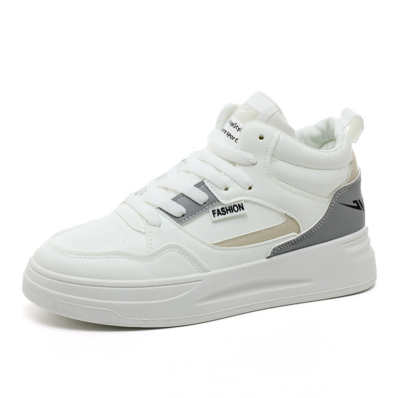 Damen modische High-Top Sneaker mit atmungsaktivem Mesh und dämpfender Sohle EB