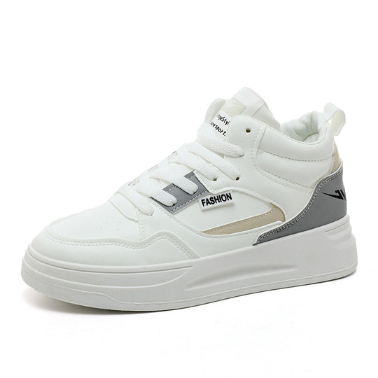 Damen modische High-Top Sneaker mit atmungsaktivem Mesh und dämpfender Sohle EB