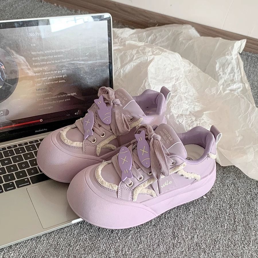 Damen Modische Sneakers mit einzigartigem Schnürsystem und bequemer Sohle EB