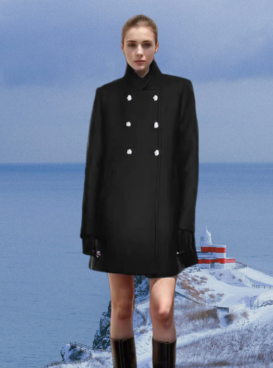 Damen modische Wolljacke EB