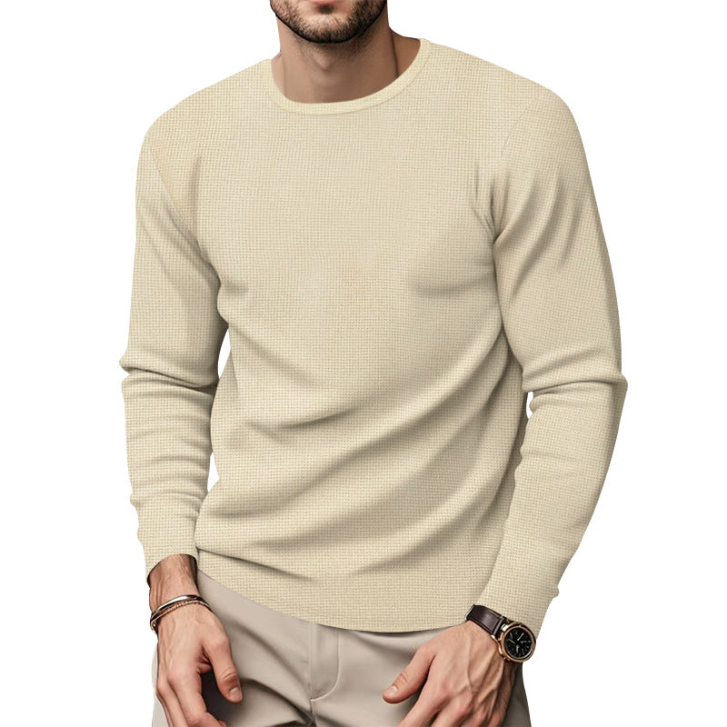 Herren lässiger Pullover aus atmungsaktivem Strukturstoff EB