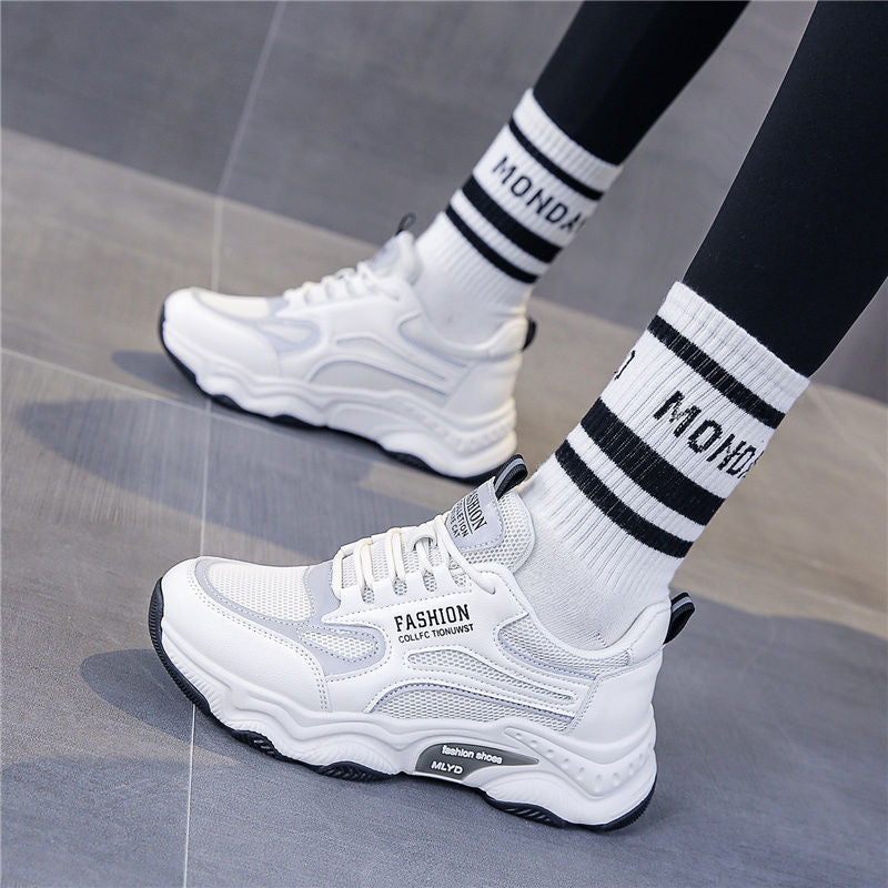 Damen Sportliche Sneakers mit atmungsaktivem Obermaterial und dämpfender Sohle EB