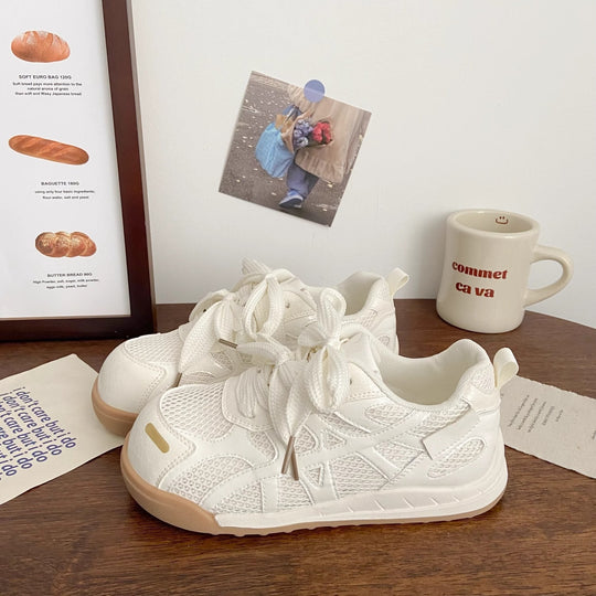 Damen Sportliche Sneakers mit verspieltem Schleifen-Design EB