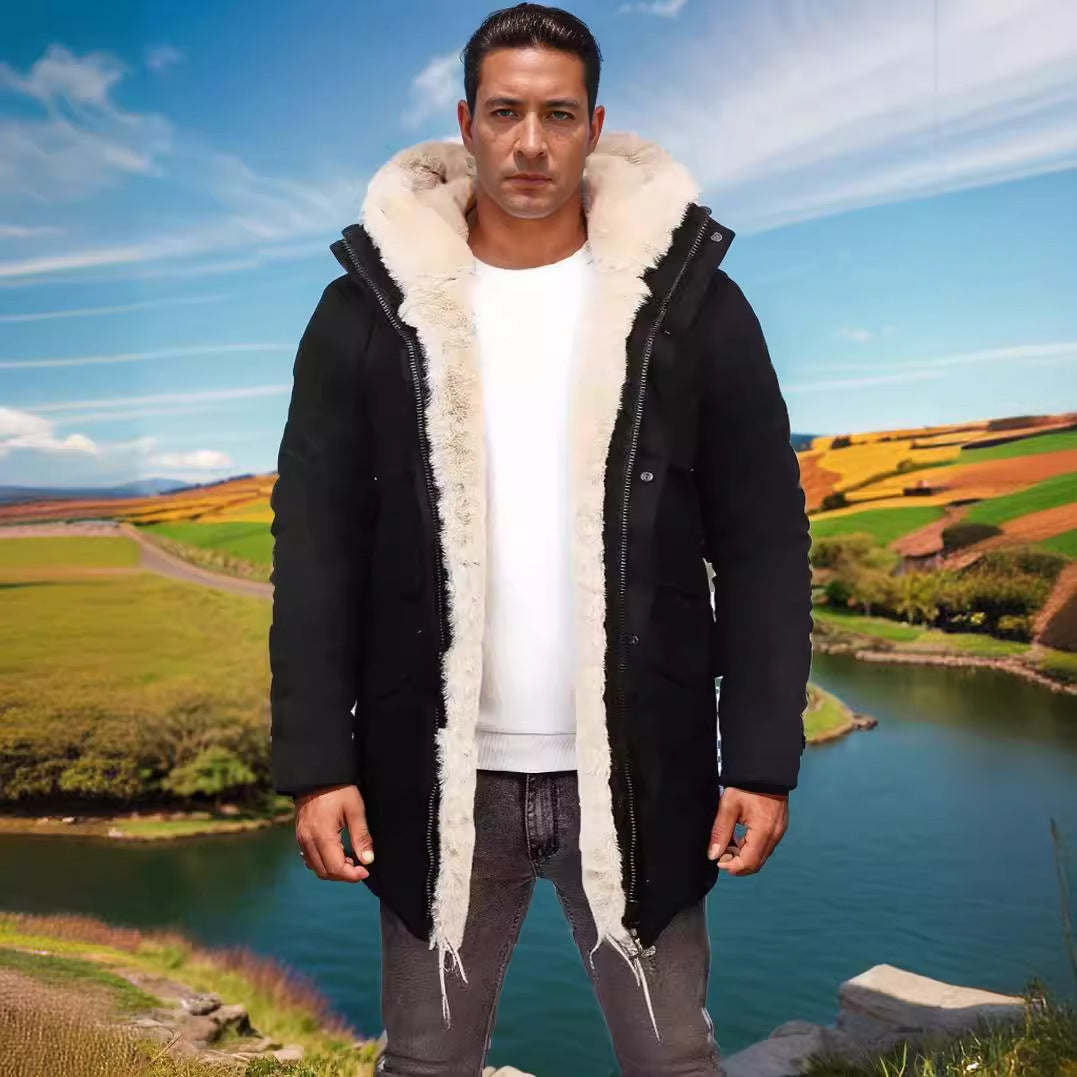 Damen modische Jacke mit weichem Futter und praktischen Taschen EB
