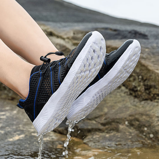 Damen Atmungsaktive Sport-Sneaker mit flexibler Schnürtechnologie EB