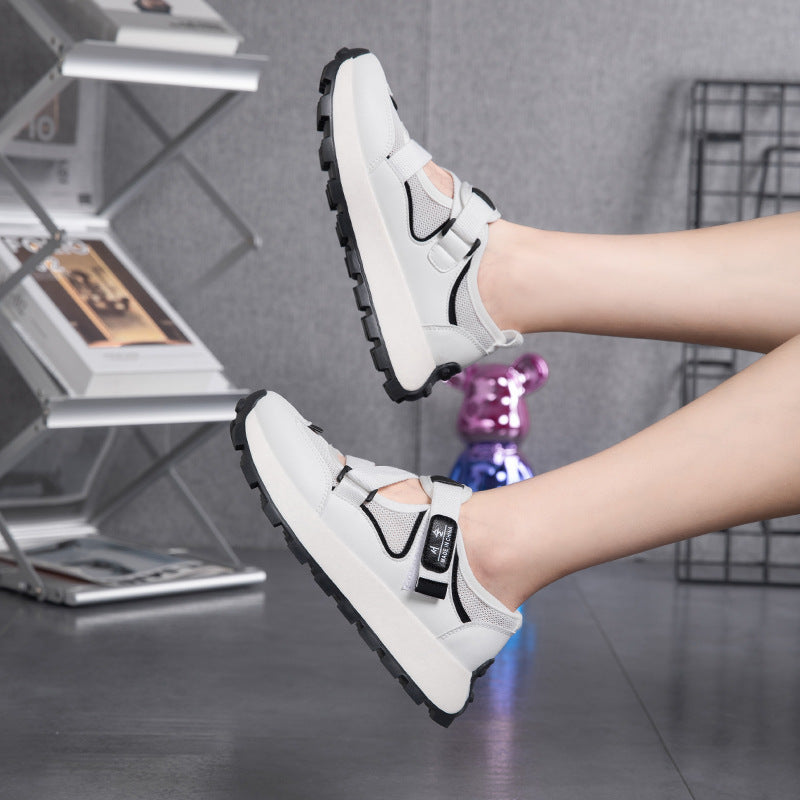 Damen Sportliche Freizeitschuhe mit verstellbarem Riemen und rutschfester Sohle EB
