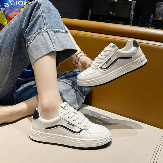 Damen lässige Sneakers mit modischem Design und dämpfender Außensohle EB