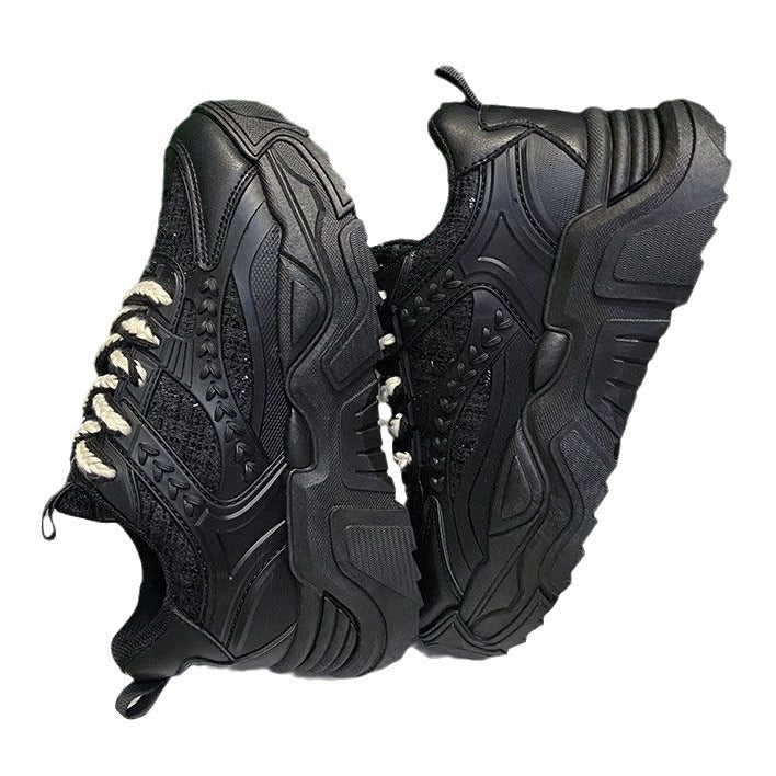 Damen Sportliche High-Top Sneakers mit atmungsaktiver Oberflächenstruktur EB