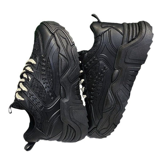 Damen Sportliche High-Top Sneakers mit atmungsaktiver Oberflächenstruktur EB