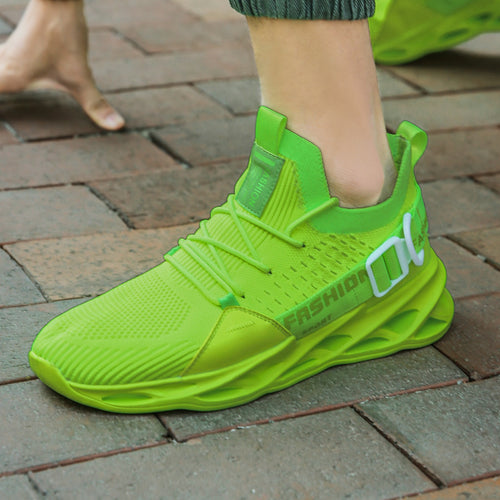 Damen Sportliche Schnür-Sneakers mit elastischem Obermaterial EB