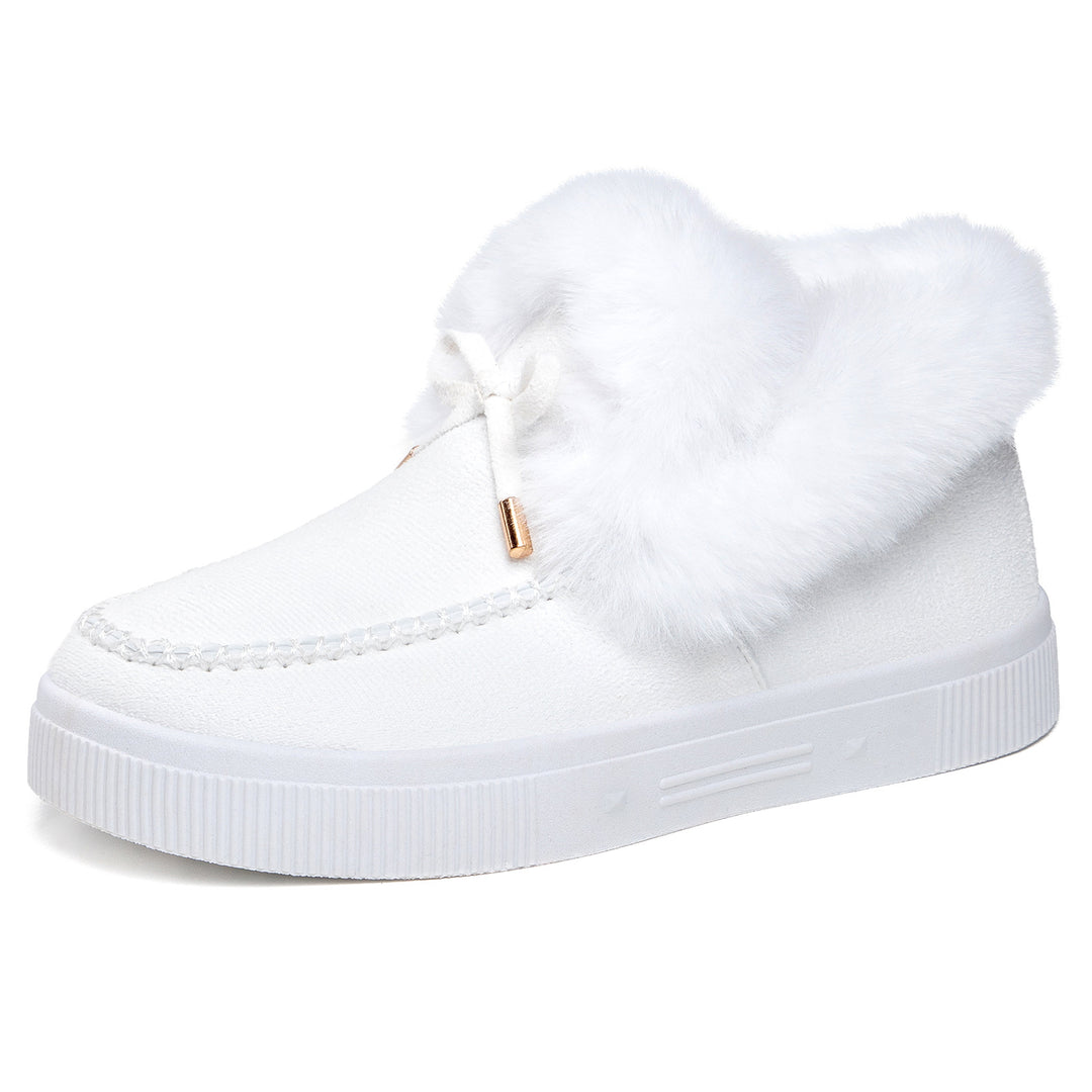 Damen Elegante und bequeme Sneaker mit kuscheligem Innenfutter EB