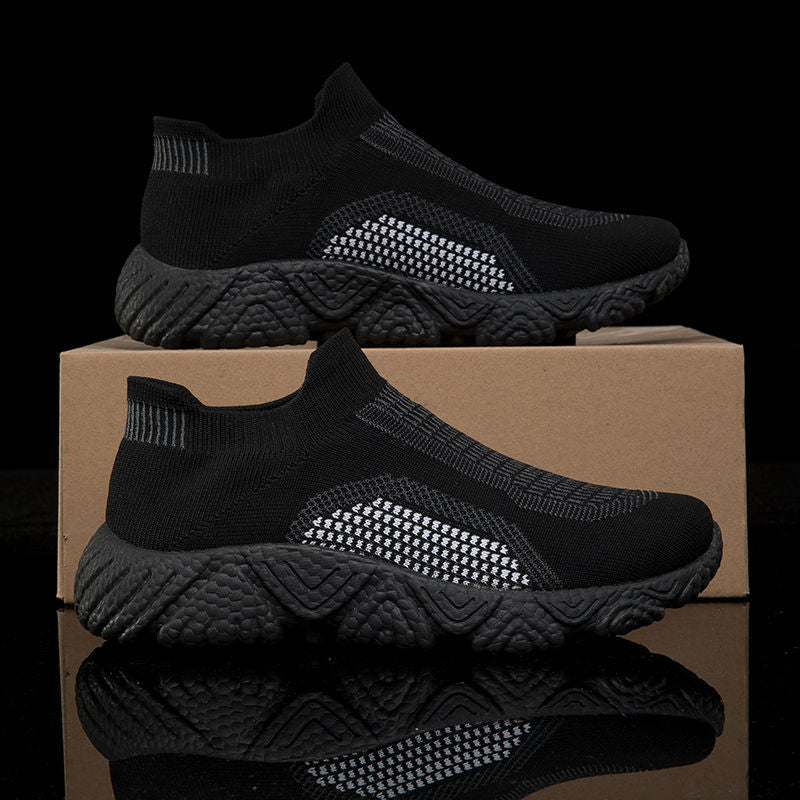 Damen Atmungsaktive Strick-Sneaker mit rutschfester Sohle EB