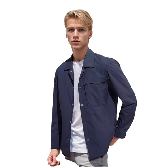 Herren modische Übergangsjacke mit praktischen Taschen und modernem Schnitt EB