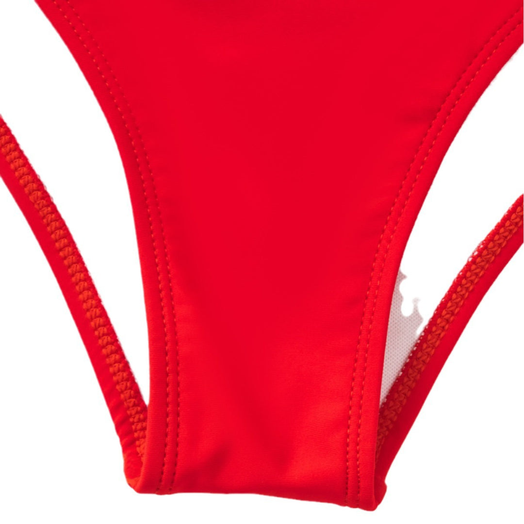 Damen Push-Up-Bikini mit Rüschendetails EB
