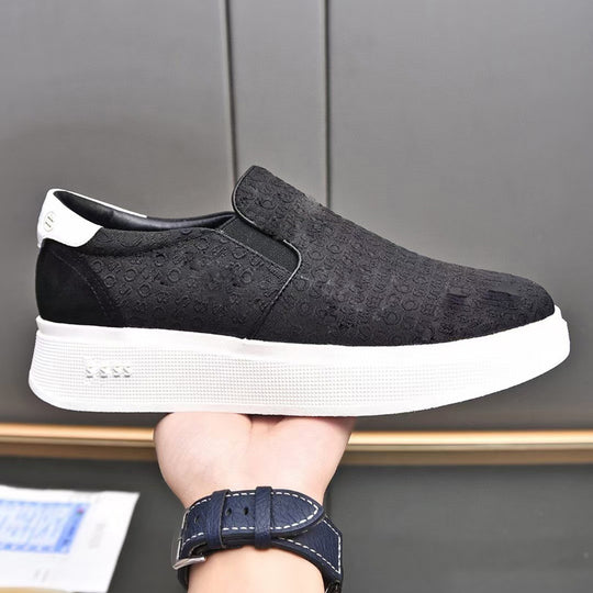Damen Atmungsaktive Slip-On Sneakers mit elastischem Einstieg und strukturiertem Obermaterial EB