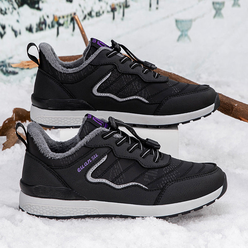 Damen Winterfest Sneakers mit wärmeisolierender Innensohle EB