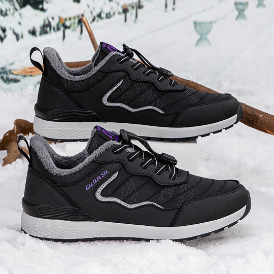 Damen Winterfest Sneakers mit wärmeisolierender Innensohle EB