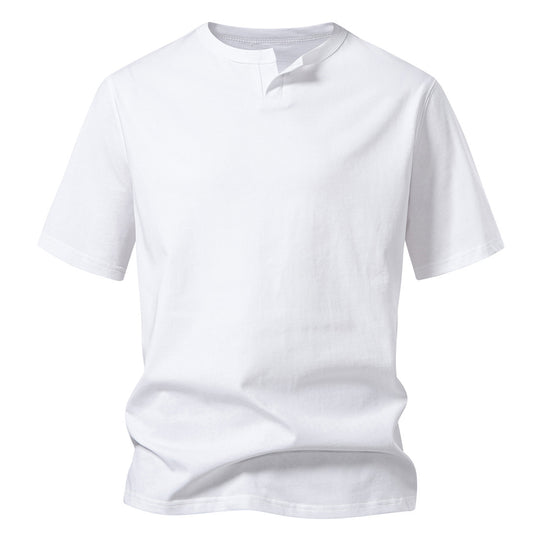 Herren T-Shirt mit modernem Ausschnitt und komfortablem Schnitt EB