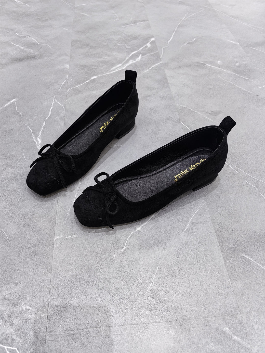 Damen Ballerinas mit dekorativem Schleifen-Detail EB