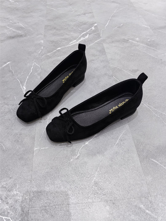 Damen Ballerinas mit dekorativem Schleifen-Detail EB