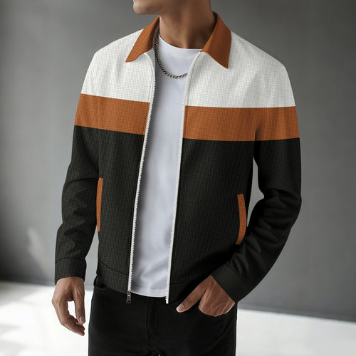 Herren sporty und stylische Jacke mit modischem Design EB