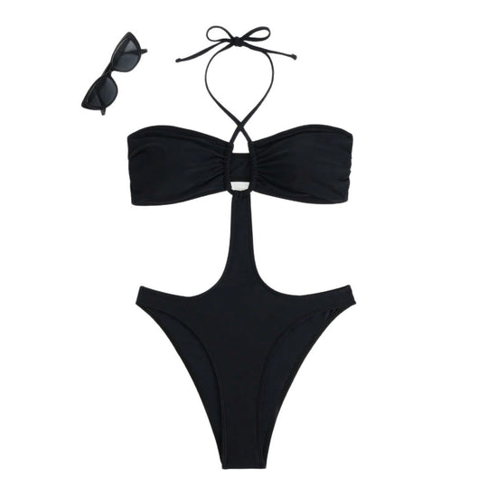 Damen Badeanzug mit verführerischem Cut-Out Design EB