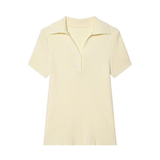 Damen Poloshirt mit strukturiertem Stoff und exklusivem Kragen EB