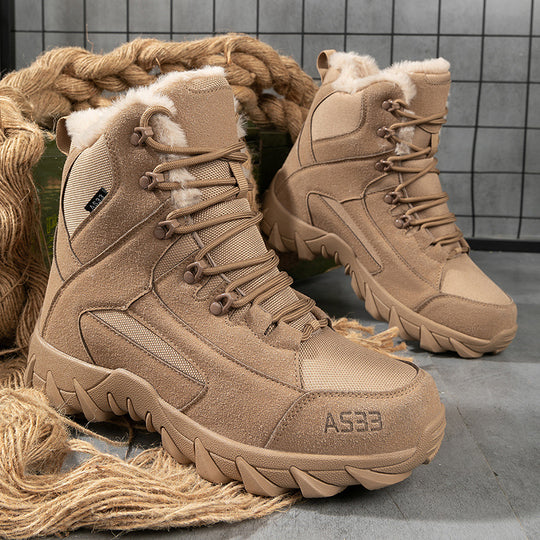 Herren hochgeschnittene Winterboots mit isolierendem Futter und rutschfester Sohle EB