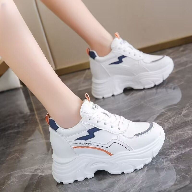 Damen Sportliche Sneakers mit elastischem Obermaterial und gepolsterter Sohle EB