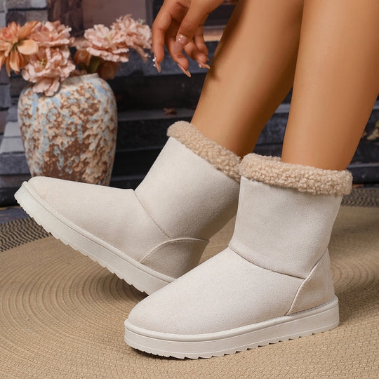 Damen Bequeme Winterstiefel mit kuscheligem Innenfutter EB