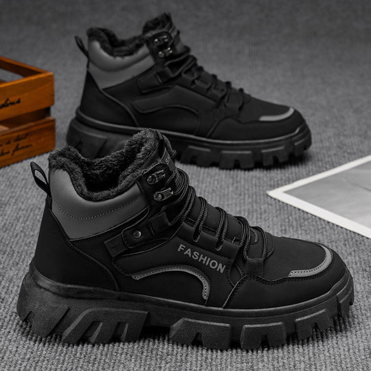 Damen Robuste Winterschuhe mit kuscheligem Innenfutter und rutschfester Sohle EB
