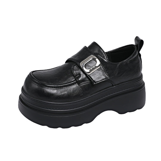 Damen Plateauschuhe mit dekorativen Riemen und modischem Detail EB