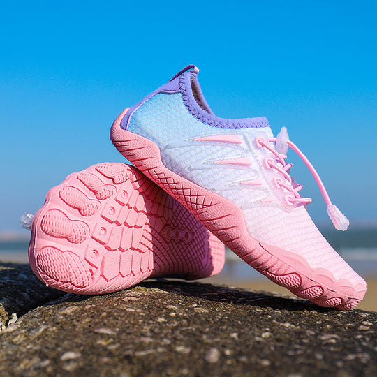 Damen Aqua-Freizeitschuhe mit elastischem Schnürsystem und rutschfester Sohle EB