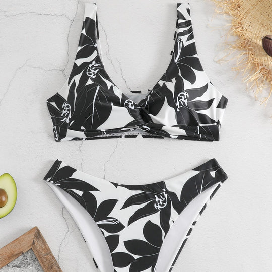 Damen Bikini-Set mit floralem Design EB