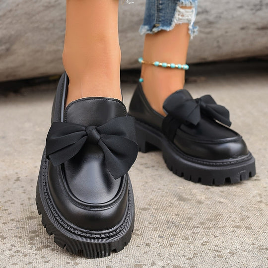 Damen Modische Slipper mit dekorativem Schleifen-Detail EB