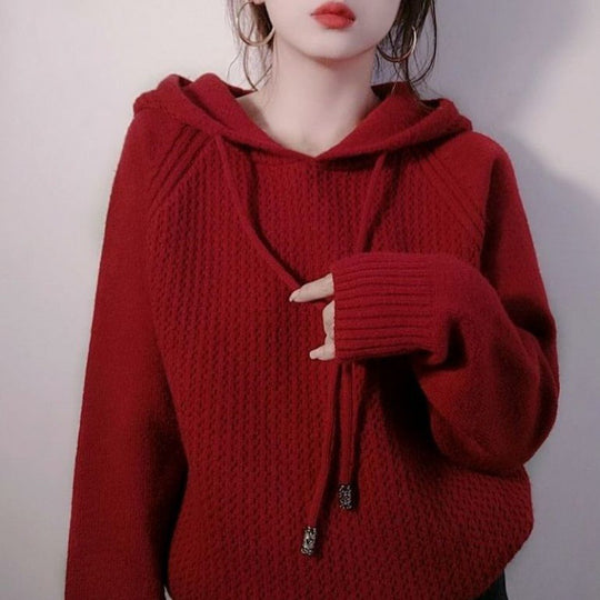 Damen Hoody mit innovativer Struktur und lässigem Schnitt EB
