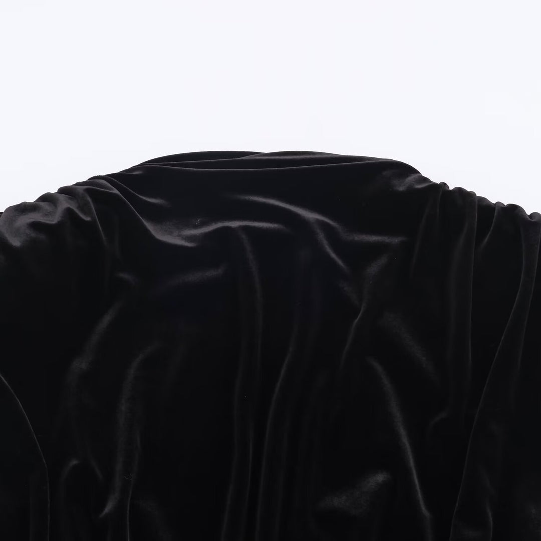 Damen elegantes Top mit Wickeldesign und luxuriöser Drapierung EB