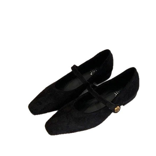 Damen elegante Slipper mit modischem Riemchen und hochwertiger Obermaterialstruktur EB